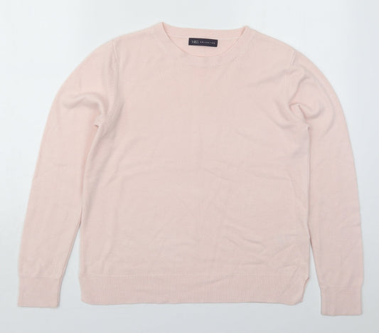 Womens UK Size 14 Marks and Spencer Pink Pullover Jumper