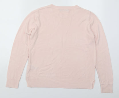 Womens UK Size 14 Marks and Spencer Pink Pullover Jumper