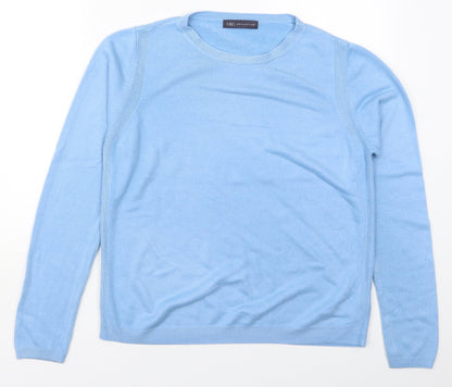 Womens UK Size 14 Marks and Spencer Blue Pullover Jumper