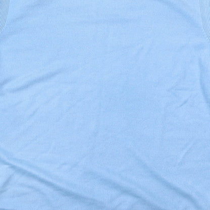 Womens UK Size 14 Marks and Spencer Blue Pullover Jumper