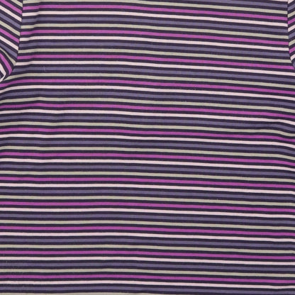 Womens UK Size S Bonmarché Purple Basic T-Shirt