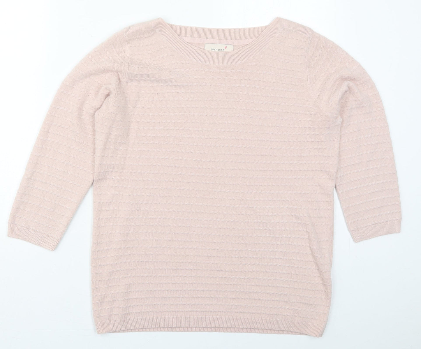 Womens UK Size 14 Marks and Spencer Pink Pullover Jumper