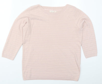 Womens UK Size 14 Marks and Spencer Pink Pullover Jumper