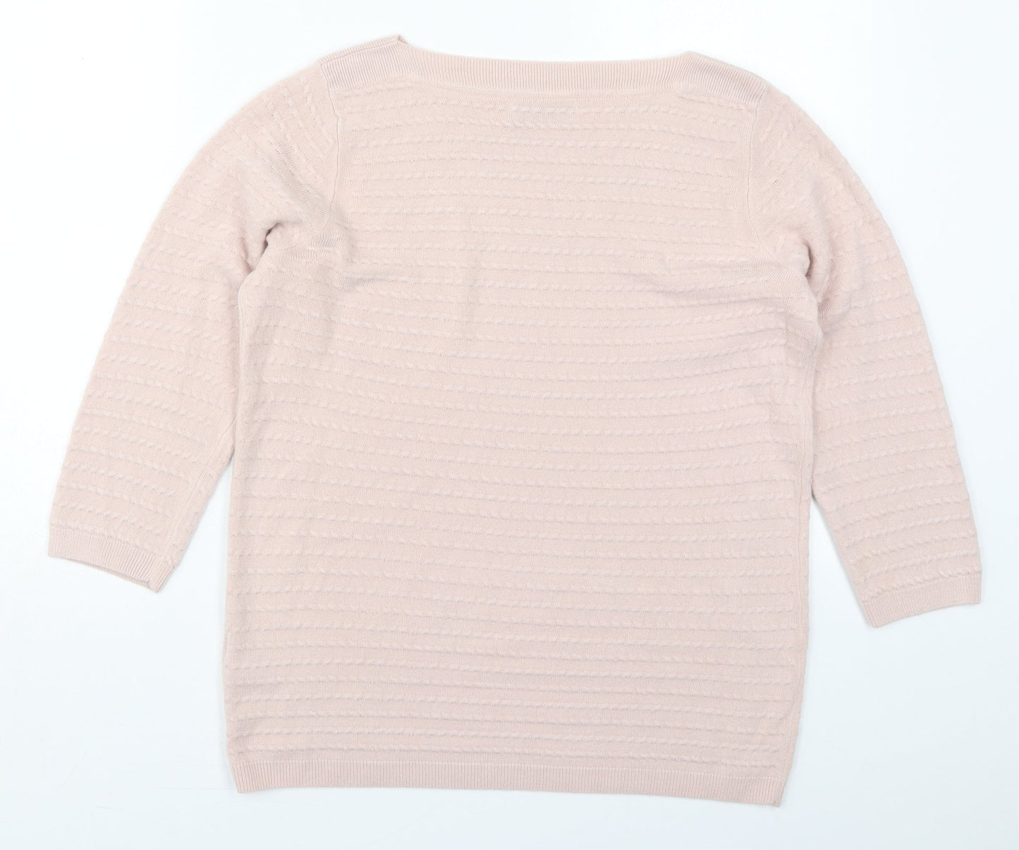 Womens UK Size 14 Marks and Spencer Pink Pullover Jumper