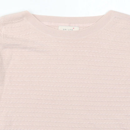Womens UK Size 14 Marks and Spencer Pink Pullover Jumper