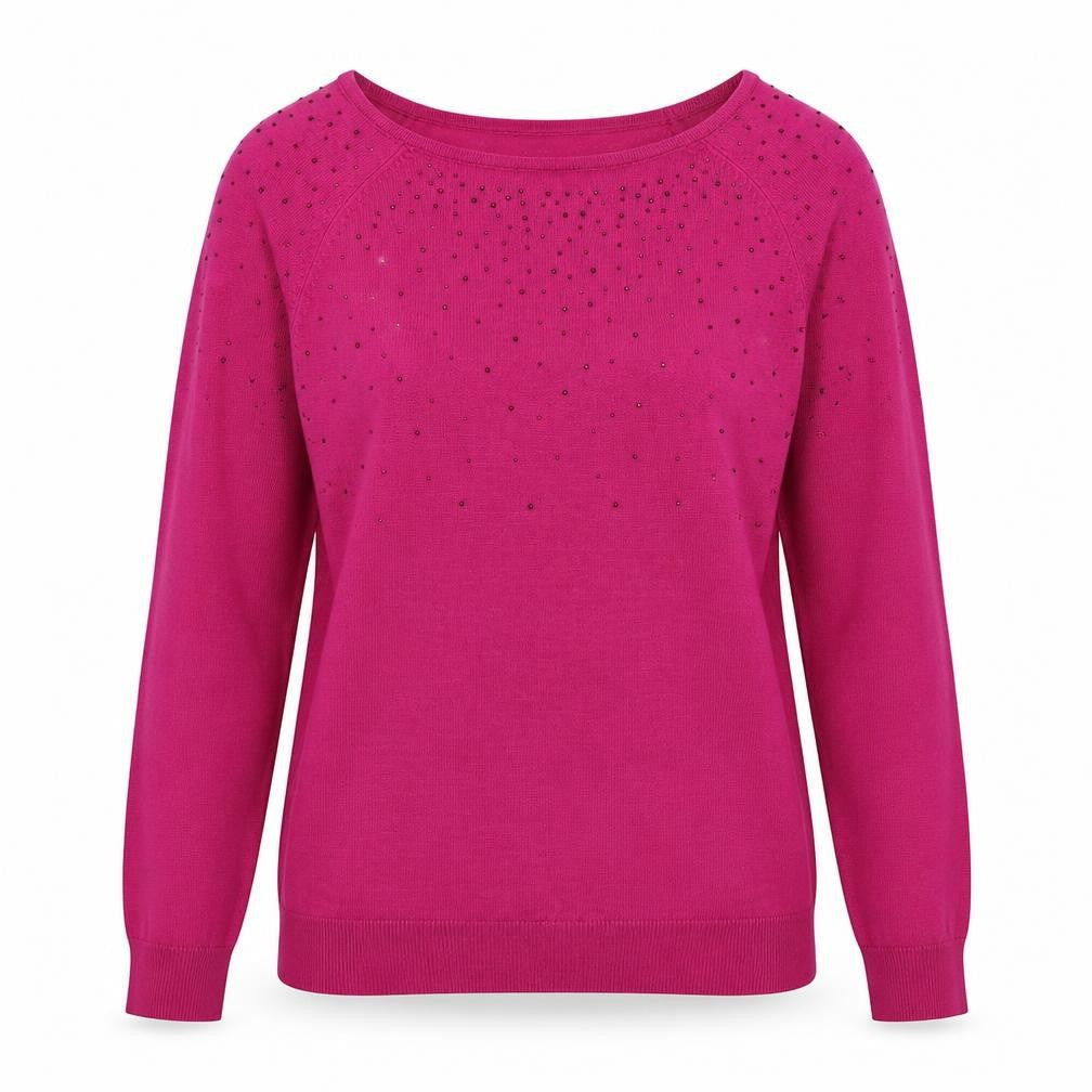 Womens UK Size 12 Soon Pink Pullover Jumper