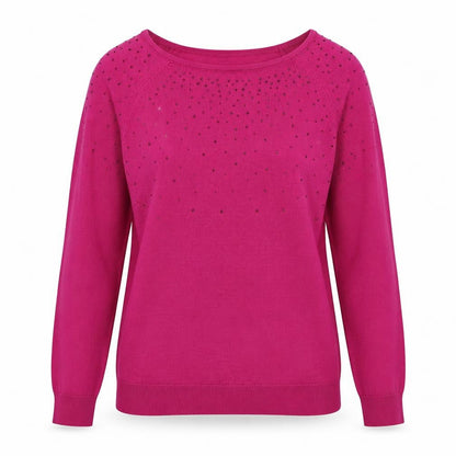 Womens UK Size 12 Soon Pink Pullover Jumper