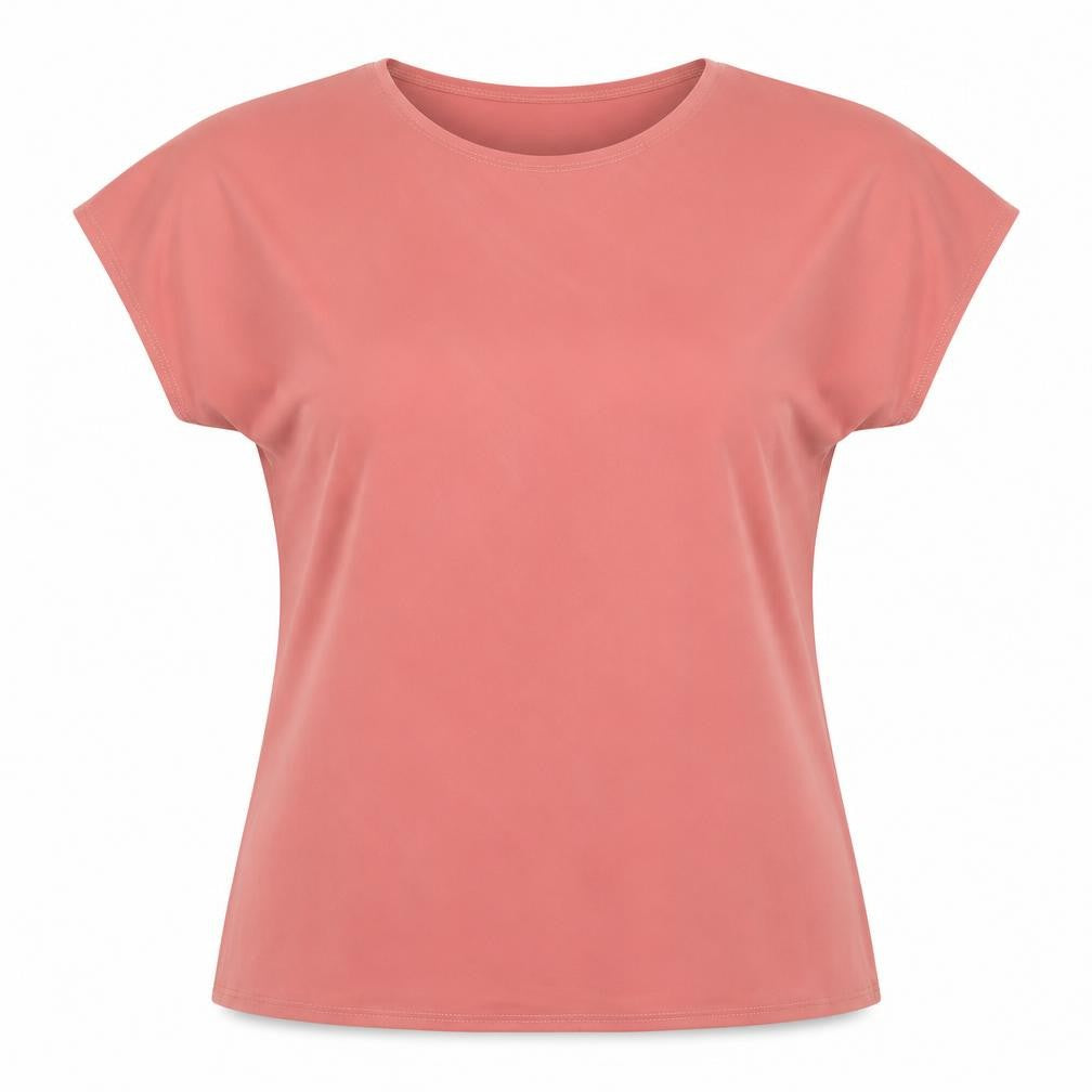 Womens UK Size 12 Saloos Pink Basic T-Shirt