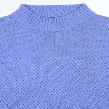 Womens UK Size 14 EWM Blue Pullover Jumper