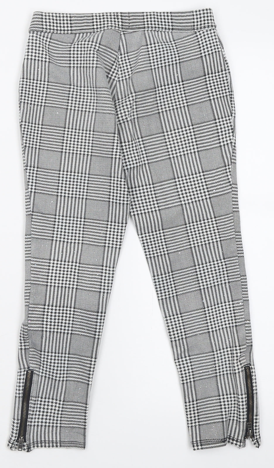 Gap Girls Black Plaid Cotton Capri Trousers Size 8 Years  Regular Pullover