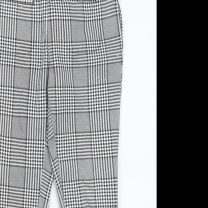 Gap Girls Black Plaid Cotton Capri Trousers Size 8 Years  Regular Pullover