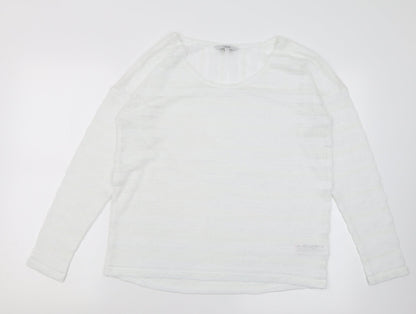Womens UK Size 12 NEXT White Pullover Jumper