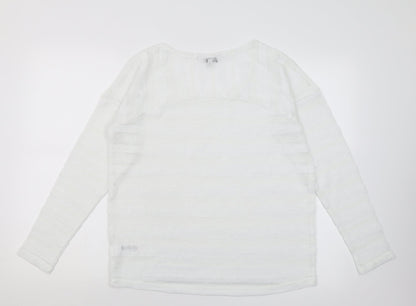 Womens UK Size 12 NEXT White Pullover Jumper