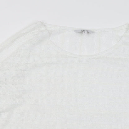 Womens UK Size 12 NEXT White Pullover Jumper