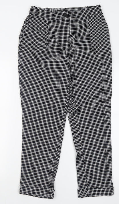 Womens UK Size 8 NEXT Regular Fit  Black Trousers