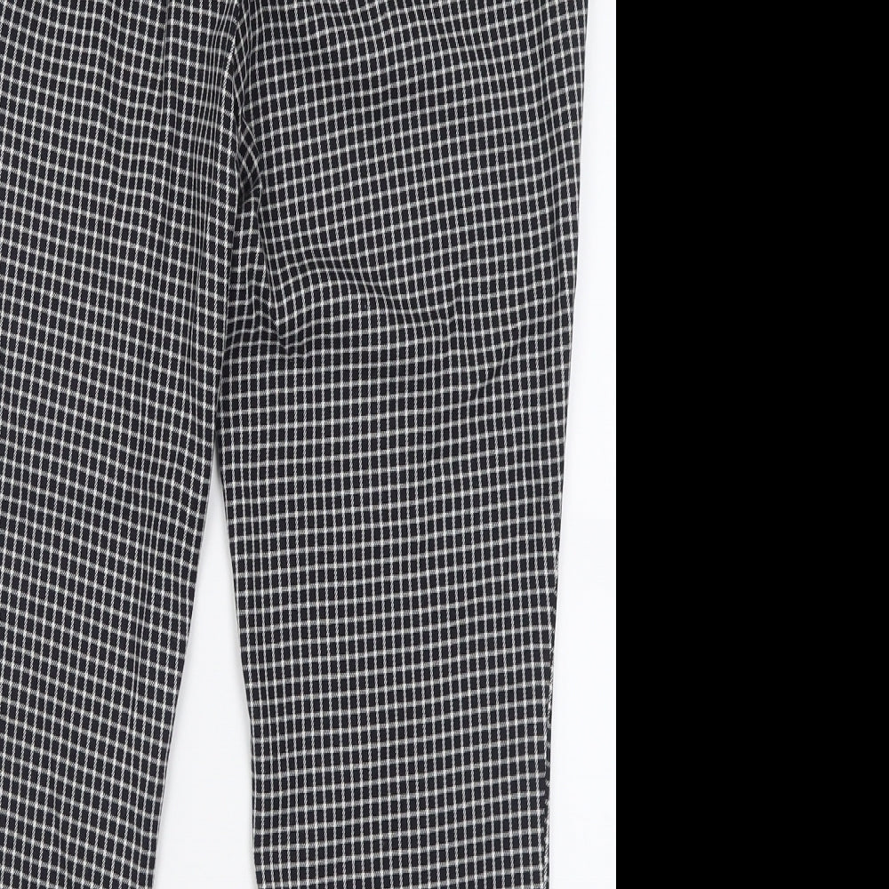 Womens UK Size 8 NEXT Regular Fit  Black Trousers