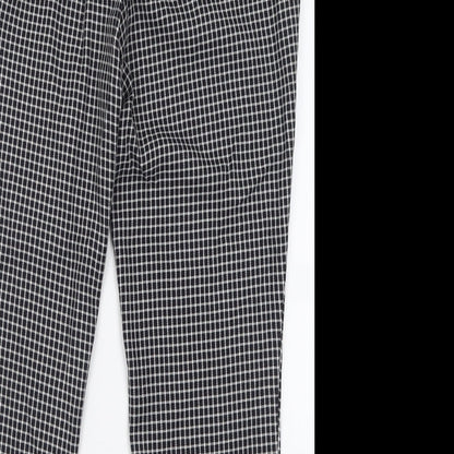 Womens UK Size 8 NEXT Regular Fit  Black Trousers