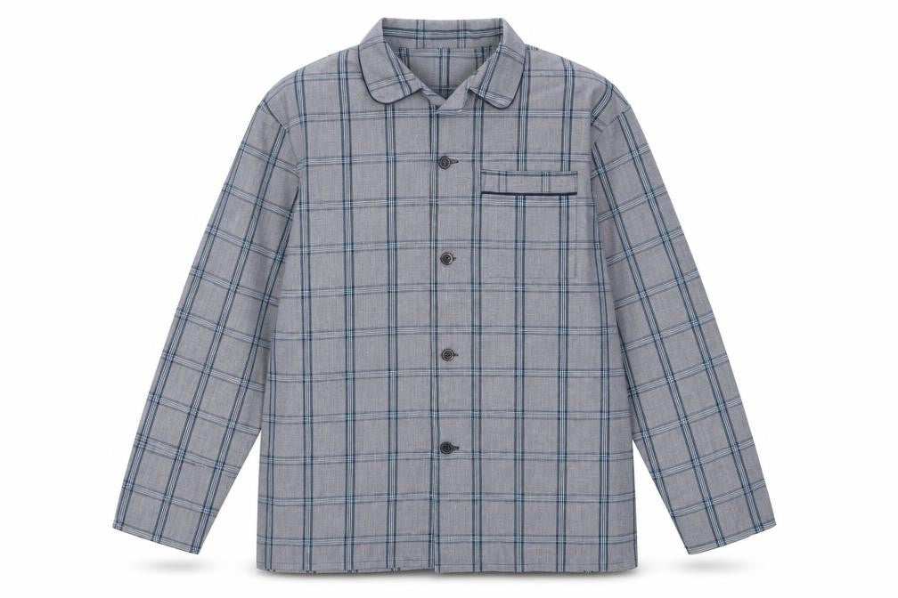Mens UK Size XL Marks and Spencer Grey  Button-Up Long Sleeve Casual Shirt