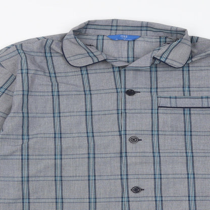 Mens UK Size XL Marks and Spencer Grey  Button-Up Long Sleeve Casual Shirt