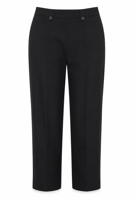 Womens UK Size 14 Bm collection Regular Fit  Black Trousers