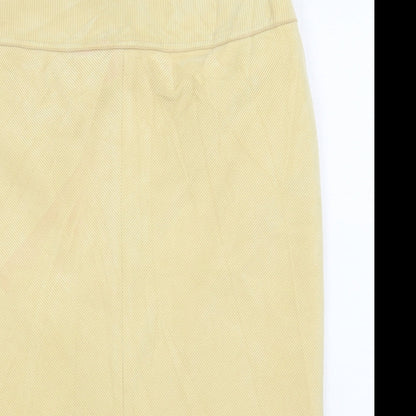 Womens UK Size 14 Gelco A-Line Corduroy Skirt