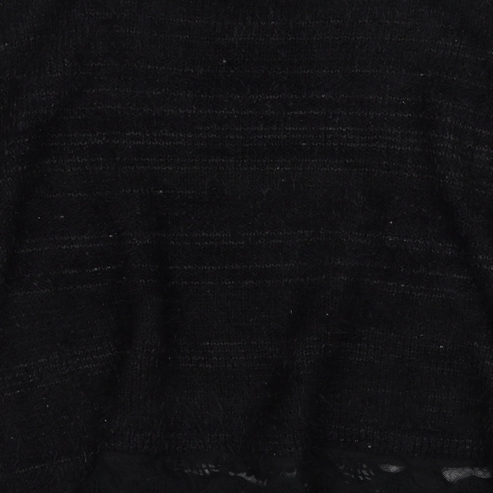 Womens UK Size M Vouley Vous Black Pullover Jumper