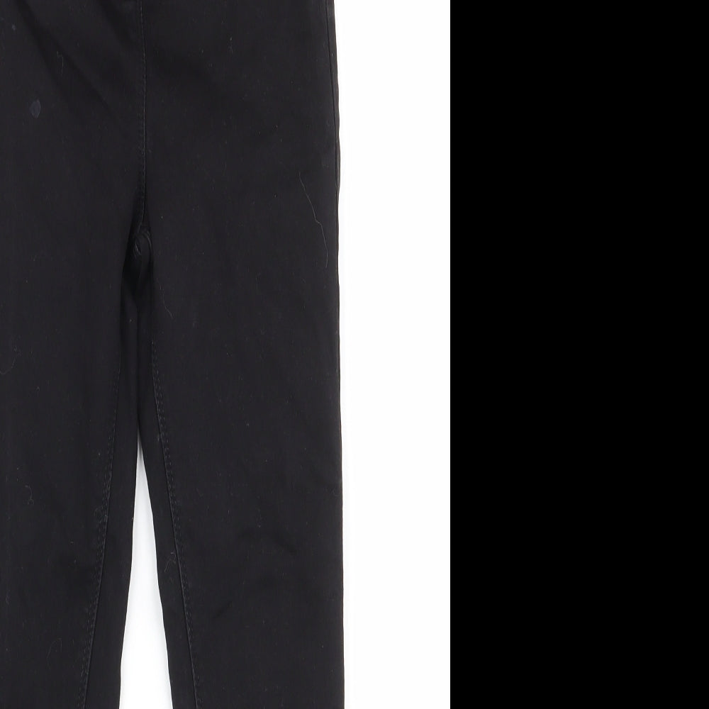 Matalan Girls Black  Cotton Skinny Jeans Size 9 Months  Slim Pullover