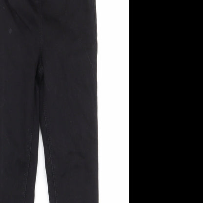 Matalan Girls Black  Cotton Skinny Jeans Size 9 Months  Slim Pullover