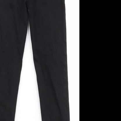 Matalan Girls Black  Cotton Skinny Jeans Size 9 Months  Slim Pullover