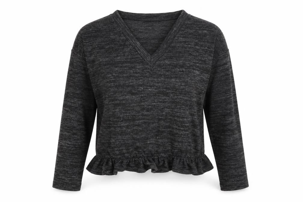 Womens UK Size L Boohoo Grey Pullover Jumper