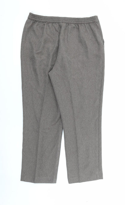 Hponor Milburn Womens Brown  Polyester Carrot Trousers Size 12 L24 in Regular