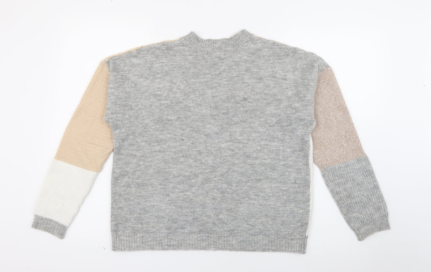 Womens UK Size S New Look Beige Pullover Jumper