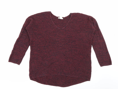 Womens UK Size L H&M Red Pullover Jumper
