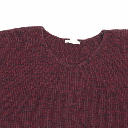 Womens UK Size L H&M Red Pullover Jumper