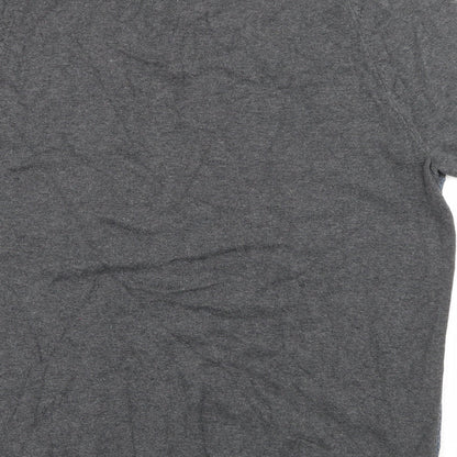 Twolegs Mens Blue  Cotton  Polo Size L Collared Button