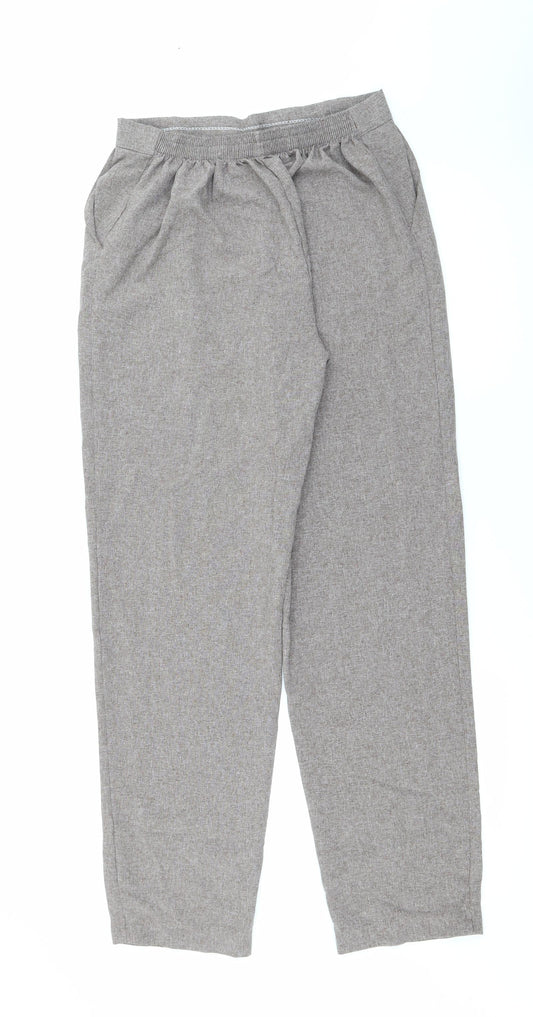 Womens UK Size 14 Emma Collection Regular Fit Carrot Brown Trousers