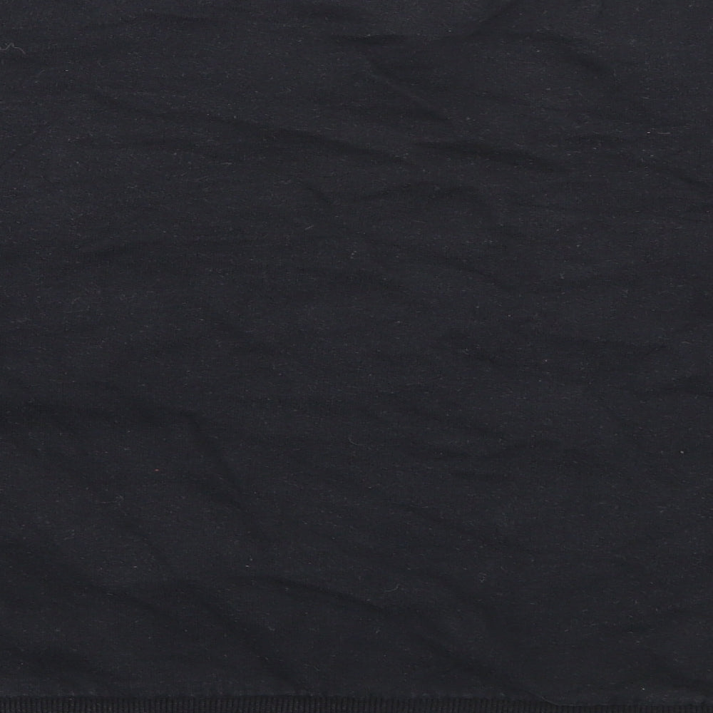F&F Womens Black  Cotton Pullover Sweatshirt Size 10
