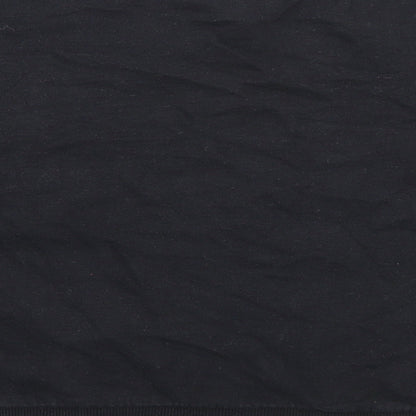F&F Womens Black  Cotton Pullover Sweatshirt Size 10