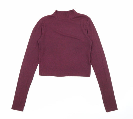 Womens UK Size S H&M Purple Pullover Jumper