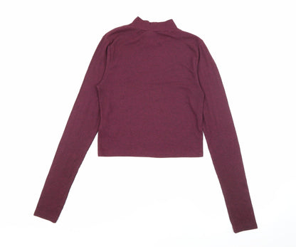 Womens UK Size S H&M Purple Pullover Jumper
