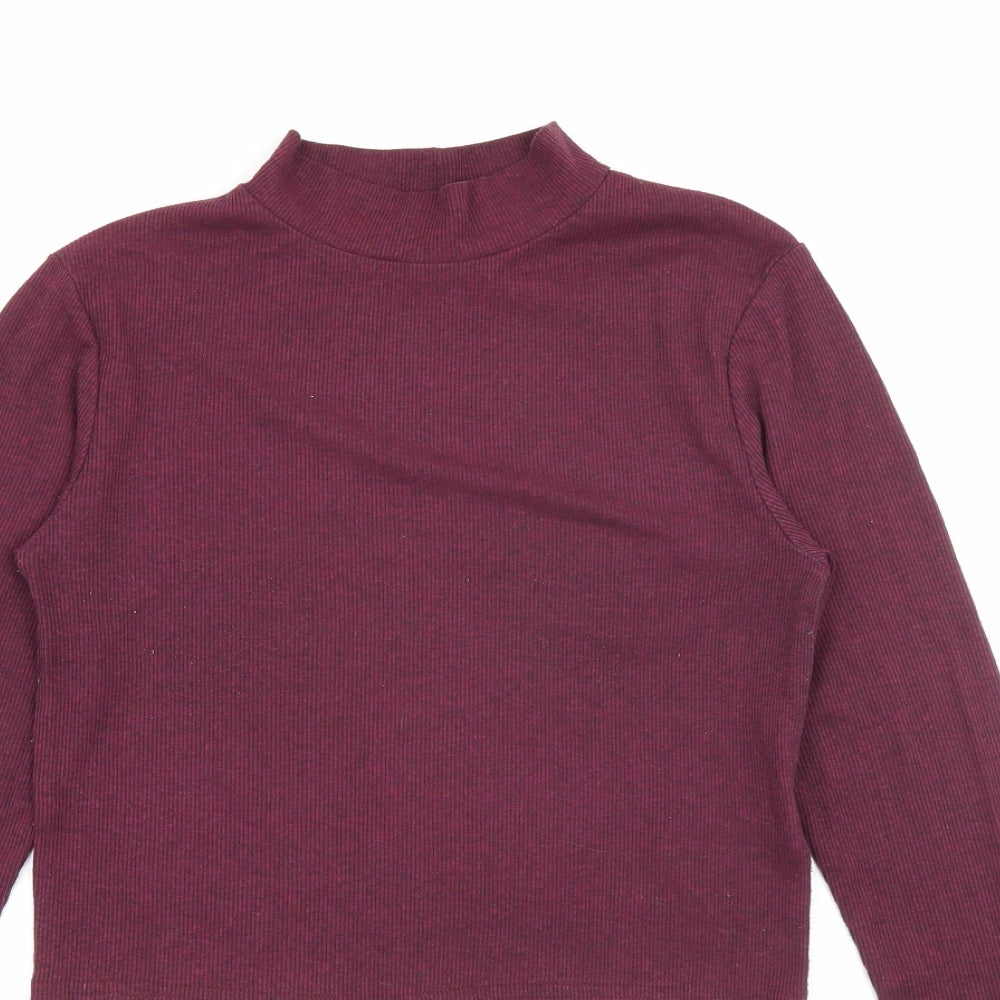 Womens UK Size S H&M Purple Pullover Jumper