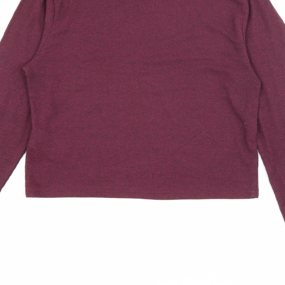Womens UK Size S H&M Purple Pullover Jumper