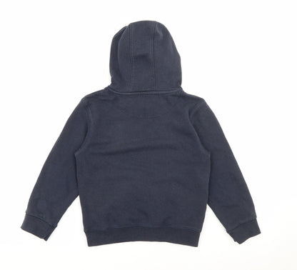 Rebel Boys Blue  Cotton Pullover Hoodie Size 7-8 Years