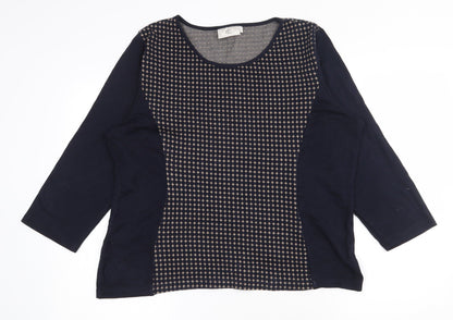Womens UK Size 16 CC Blue Pullover Jumper