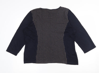 Womens UK Size 16 CC Blue Pullover Jumper