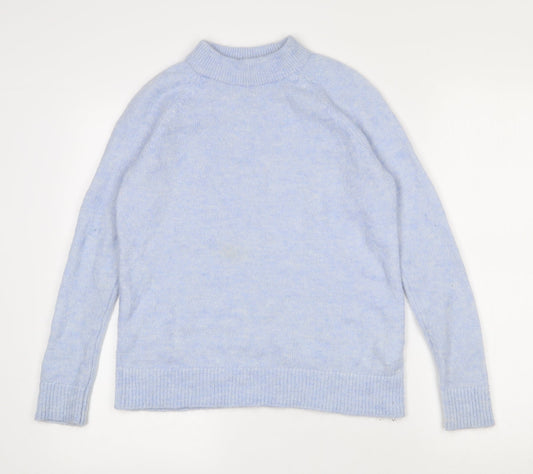 Womens UK Size 8 H&M Blue Pullover Jumper