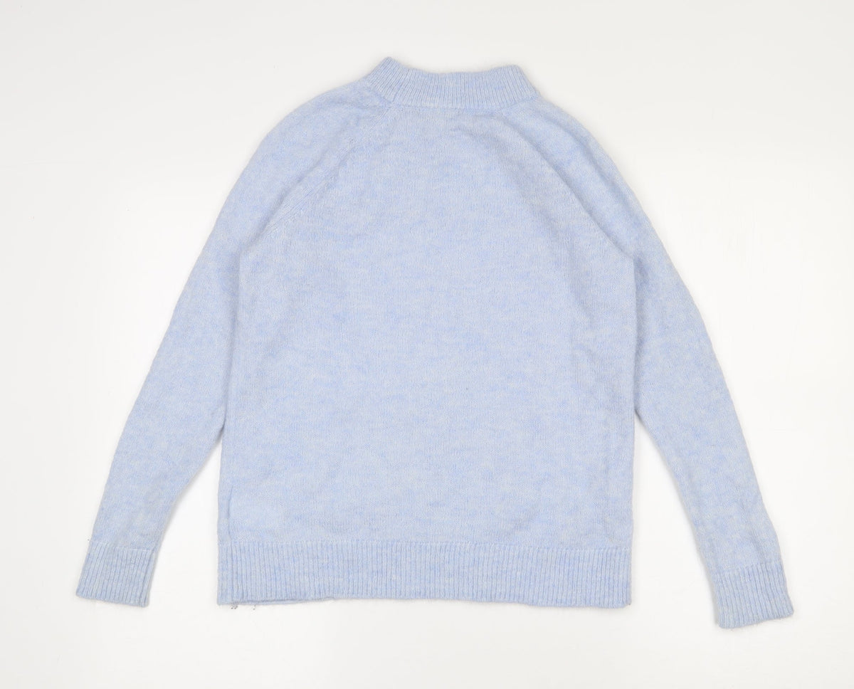 Womens UK Size 8 H&M Blue Pullover Jumper