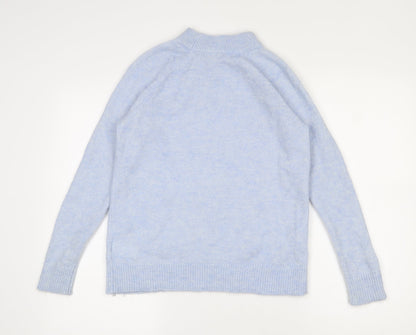 Womens UK Size 8 H&M Blue Pullover Jumper