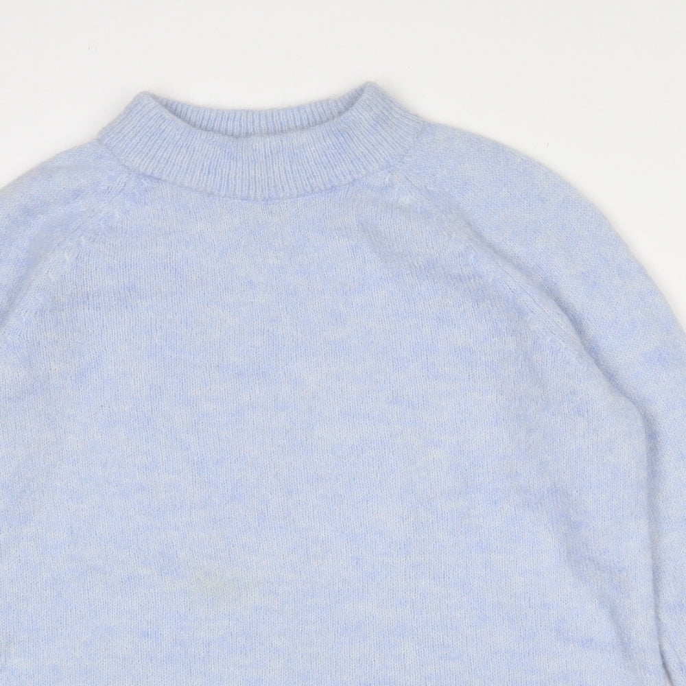 Womens UK Size 8 H&M Blue Pullover Jumper