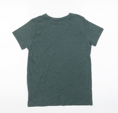 Primark Girls Green  Cotton Pullover T-Shirt Size 9-10 Years Crew Neck Pullover - Canada